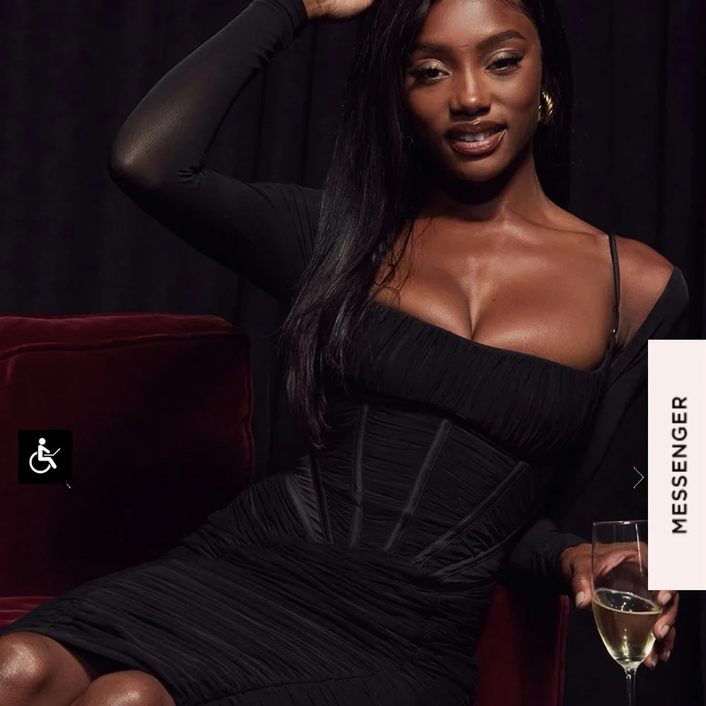 House of CB Black Freyja Dress - Picture 2 of 10